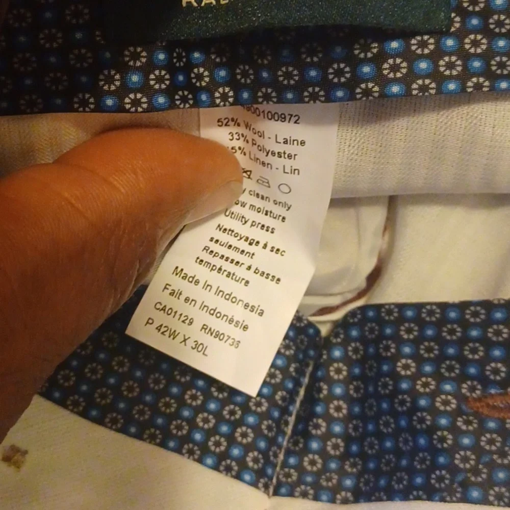 Men's Lauren Ralph Lauren Mulberry Suit - Picture 10 of 12